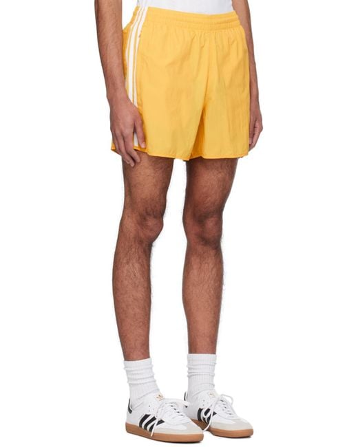 Adidas Originals Yellow Sprinter Shorts for men