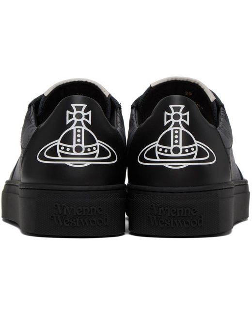 Vivienne Westwood Black & Gray Classic Low Sneakers for men