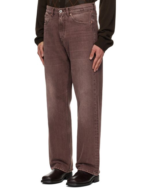 Our Legacy Brown Third Cut Jeans for men