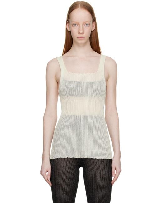 a. roege hove Natural Off- Emma Tank Top