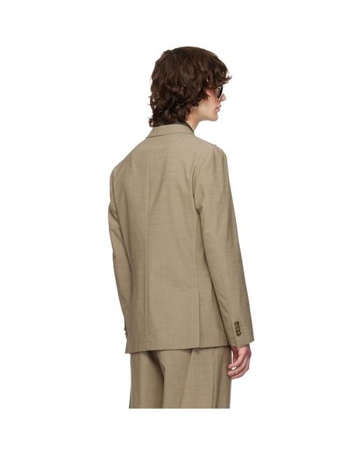 Boss Multicolor Double-Breasted Blazer for men