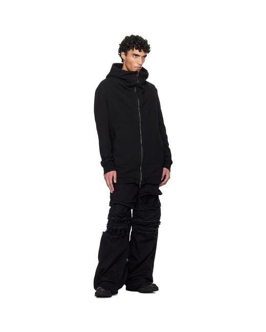 Julius Black Prism Hoodie for men