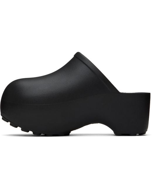 PRAYING Black Clogs for men