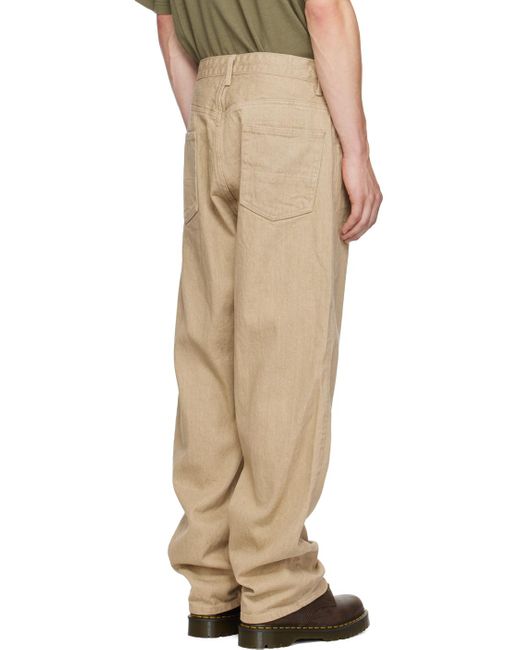 Engineered Garments Natural Khaki Rf Jeans for men