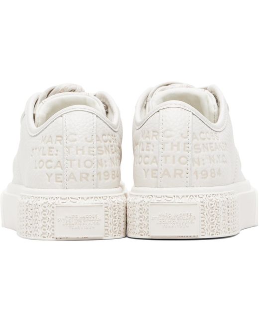 Marc Jacobs Black Off- 'The Leather' Sneakers