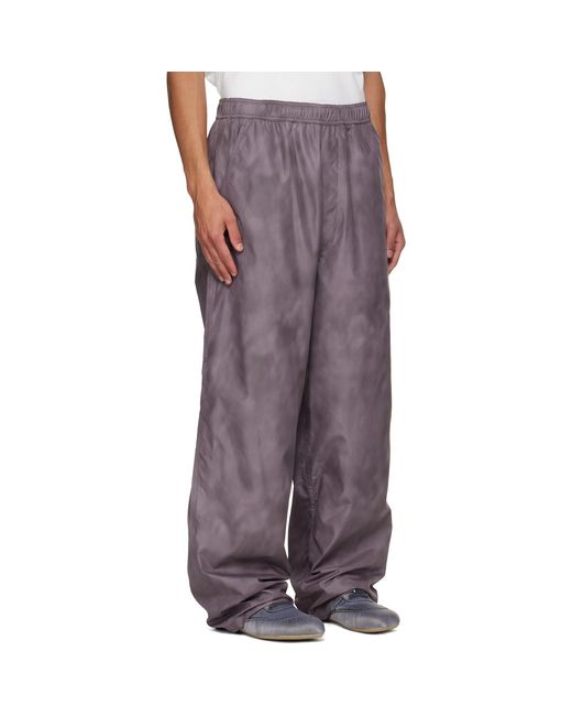 MM6 by Maison Margiela Gray Hammer Loop Trousers for men