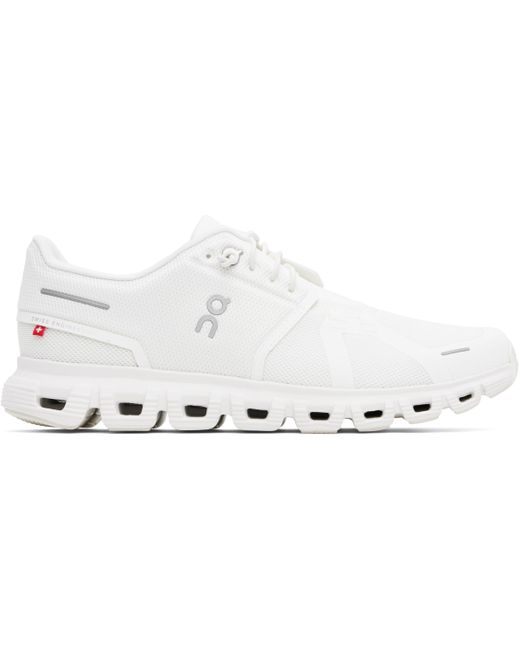 メンズ On Shoes ホワイト Cloud 6 スニーカー Black