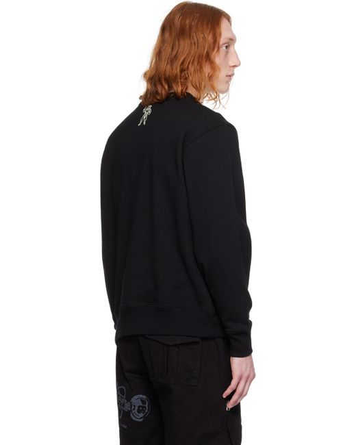 BBCICECREAM Black Camo Arch Sweatshirt for men