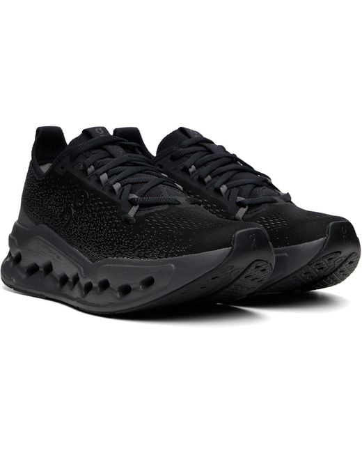 On Shoes Black Cloudsurfer Max Sneakers