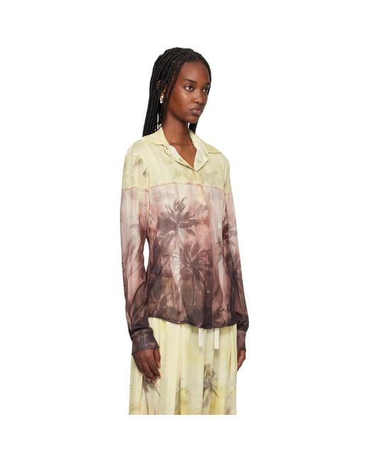 Palm Angels Multicolor Sunset Palms Shirt