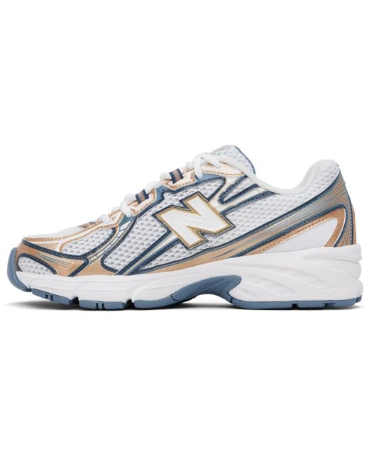 New Balance Black Tan 740 Sneakers