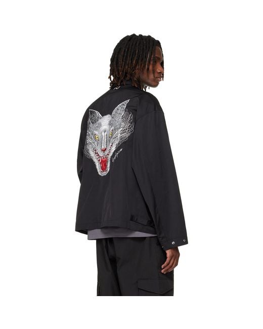 Y-3 Black Mercedes-Amg F1 Edition Wolf Jacket for men