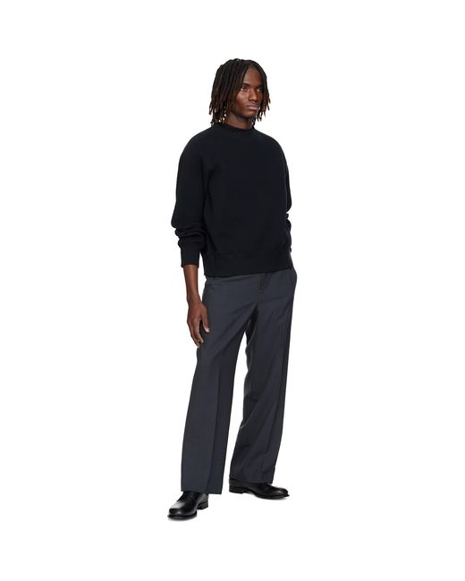 Sacai Blue Sponge Pullover Sweatshirt for men
