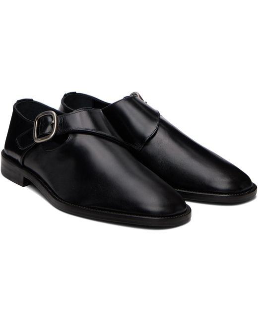 Hereu Black Cintre Monkstraps for men