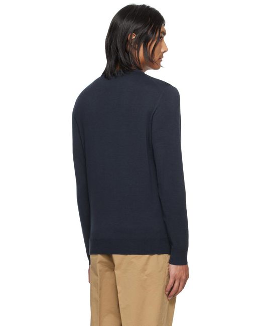Barena Blue Navy Ato Brunal Sweater for men