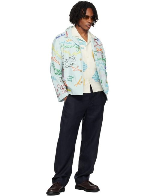 Bode Multicolor Seashore Jacket for men