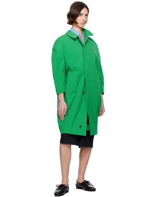 Bally Green Twill Coat