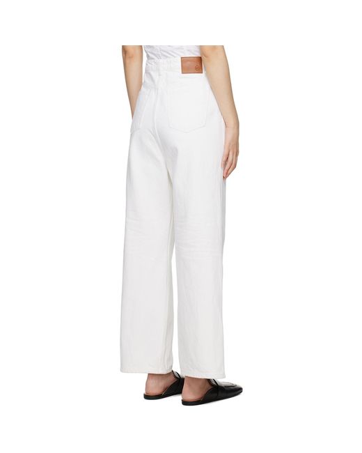 RECTO. White Off- Wide Jeans