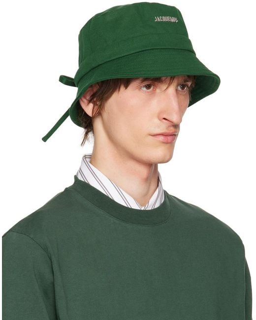 Jacquemus Green 'le Bob Gadjo' Hat for men