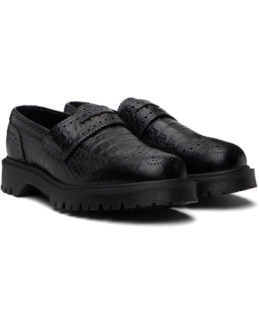 Dr. Martens Black Penton Loafers for men