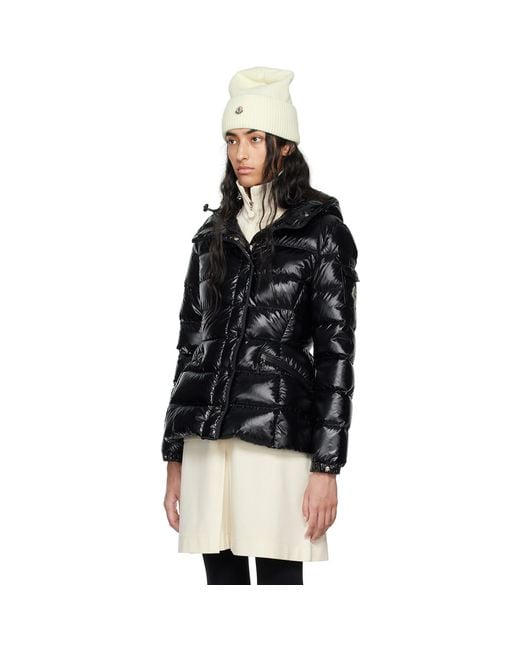 Moncler Black Barante Short Down Jacket