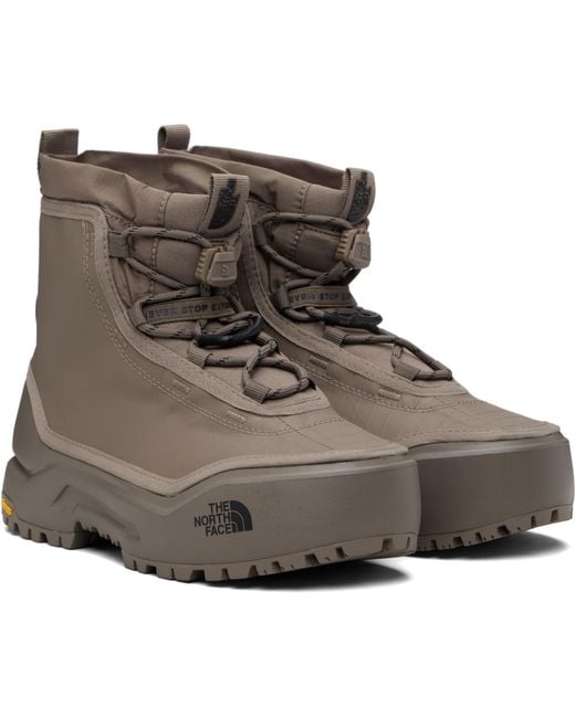 The North Face Black Taupe Base Camp 100 Waterproof Boots