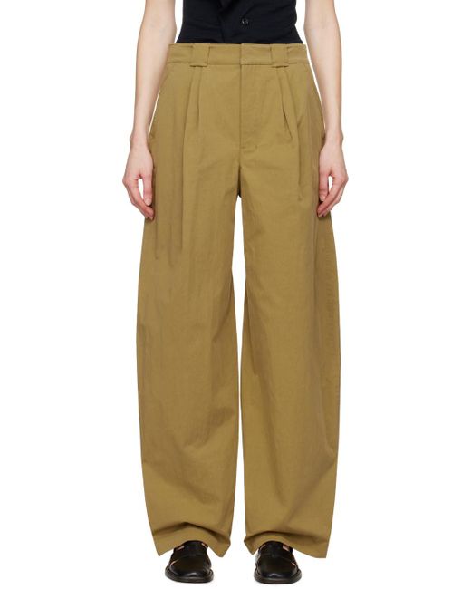 Lemaire Natural Wide-leg Trousers