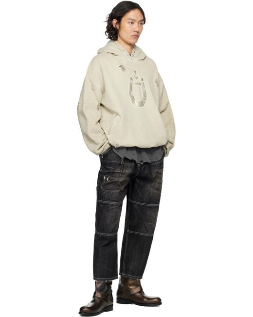THUG CLUB Dickies Edition Double Knee Jeans in Black for Men | Lyst