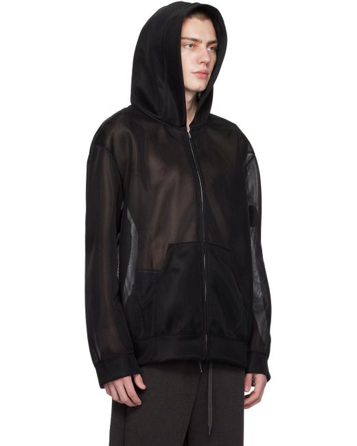 Doublet Black Android Hoodie for men