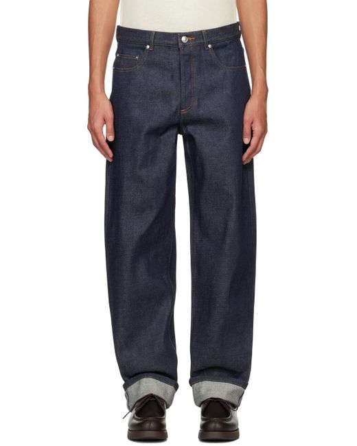 A.P.C. Blue Fairfax Jeans for men