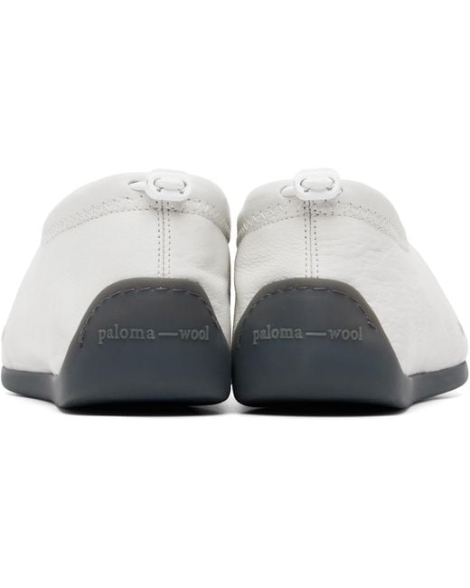 Paloma Wool Blue Off- Miles Ii B Ballerina Flats
