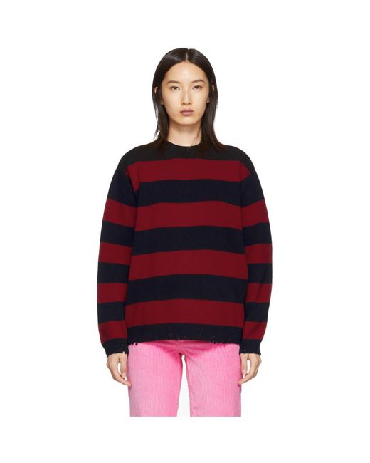 Marc Jacobs Red The Grunge Sweater