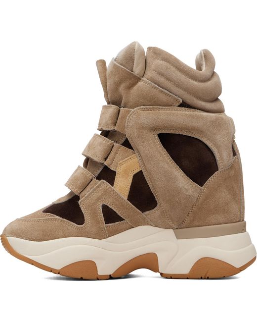 Isabel Marant Brown Balskee Sneakers