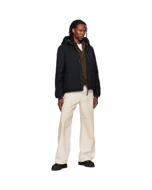 Canada Goose Black Lodge Hoodie Down Jacket for men