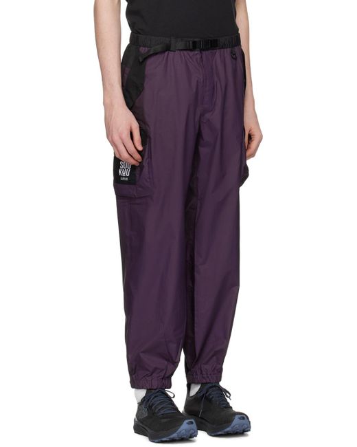 Undercover Blue Purple & Black The North Face Edition Hike Trousers for men