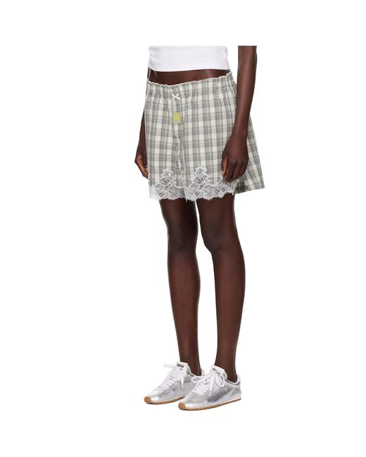 Martine Rose Black Ssense Exclusive French Knickers Shorts