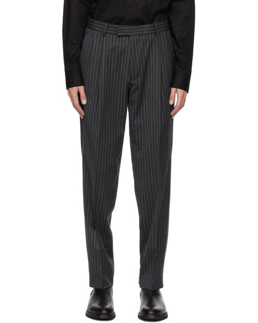 Tiger Of Sweden Black Pleated Trousers for men