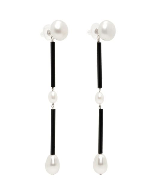 Sophie Buhai Black Medium Osiris Earrings