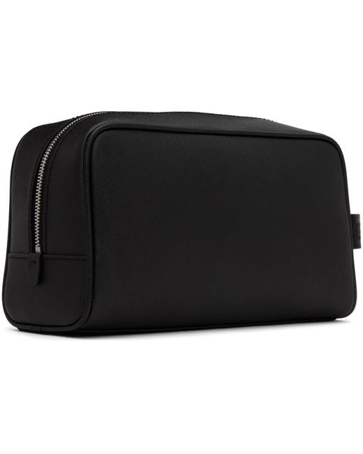 Hugo boss leather pouch deals