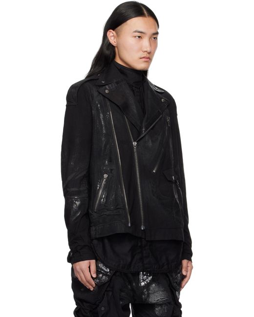 Blouson Motard Ana-Moto Jd Noir En Denim Julius pour homme en coloris Black