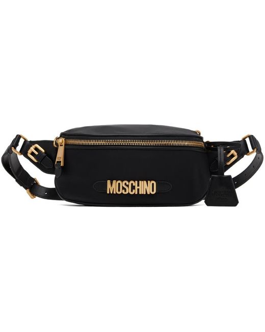 Moschino ロゴ ポーチ Black