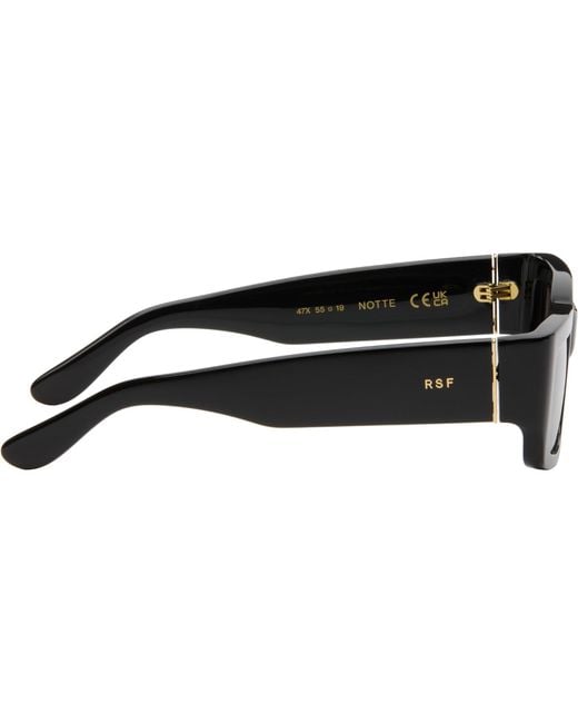 Retrosuperfuture Black Notte Sunglasses for men