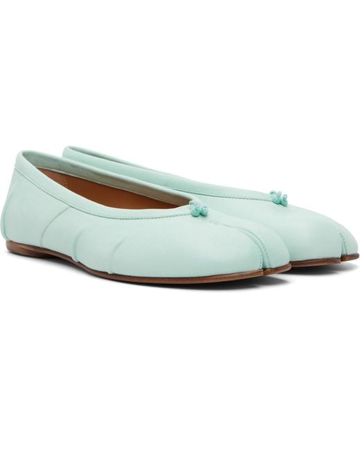 Maison Margiela Blue Tabi Ballerina Flats