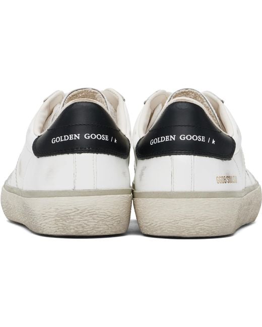 Golden Goose Deluxe Brand Black Soul Star Leather Sneakers for men