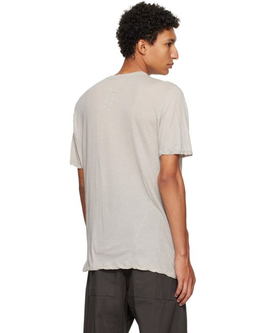 Rick Owens Black Off- Concordians Level T-Shirt for men