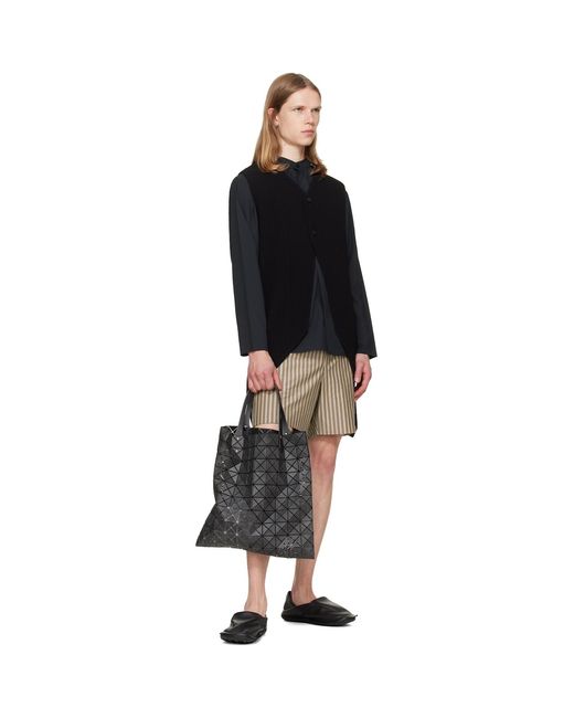 Issey Miyake Black Prism Denim Tote for men