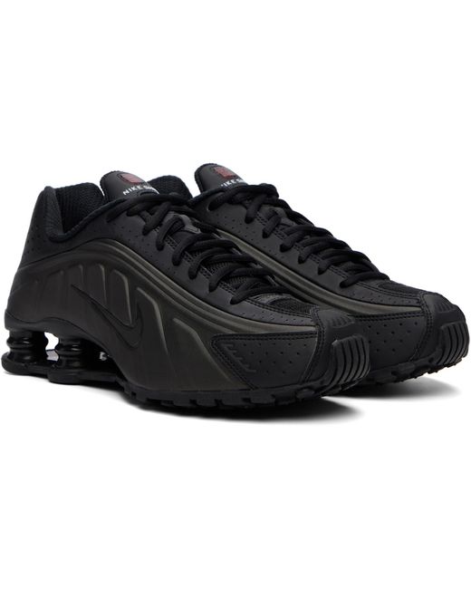 Nike Black Shox R4 Sneakers for men