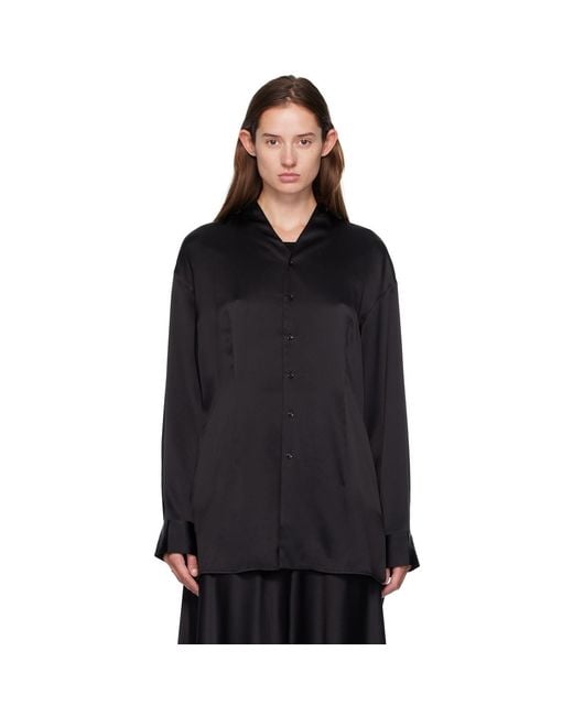 Lisa Yang Black Button-Up Shirt