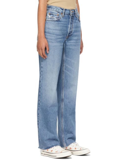 RE/DONE Denim 90s Comfy Jeans in Blue 