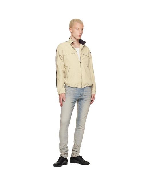 Amiri Gray Stack Jeans for men